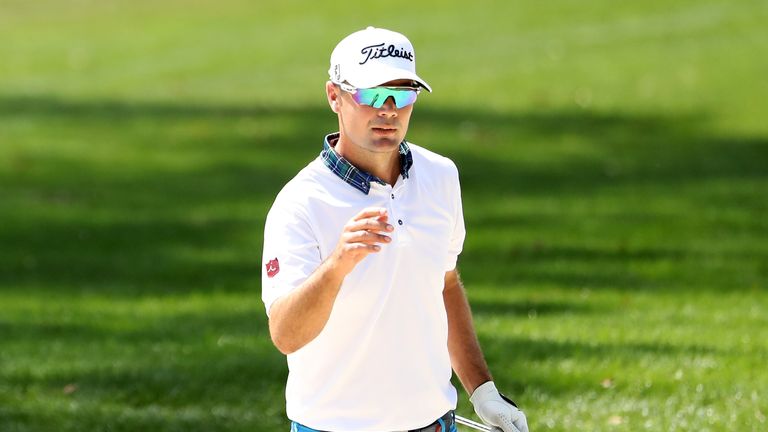 Tyrone Van Aswegen during the second round of the Valspar Championship