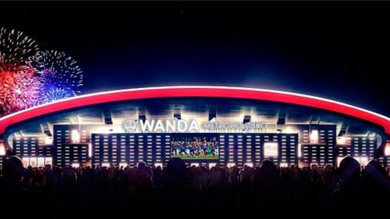 Wanda Metropolitano - the new home of Atletico Madrid from next season