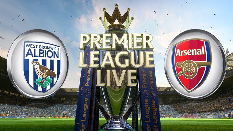 Watch West Brom v Arsenal live on SS1 and SS Mix from 11.30am on Saturday