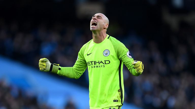 Willy Caballero says Manchester City made Pep Guardiola proud