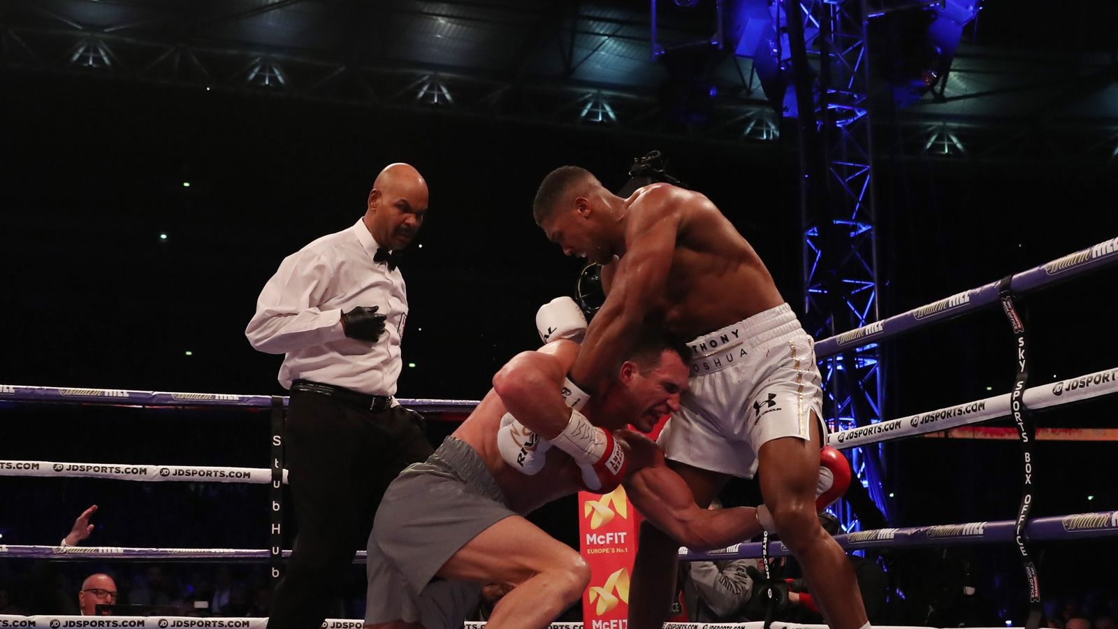 Joshua vs Klitschko: Anthony Joshua stops Wladimir Klitschko after an ...