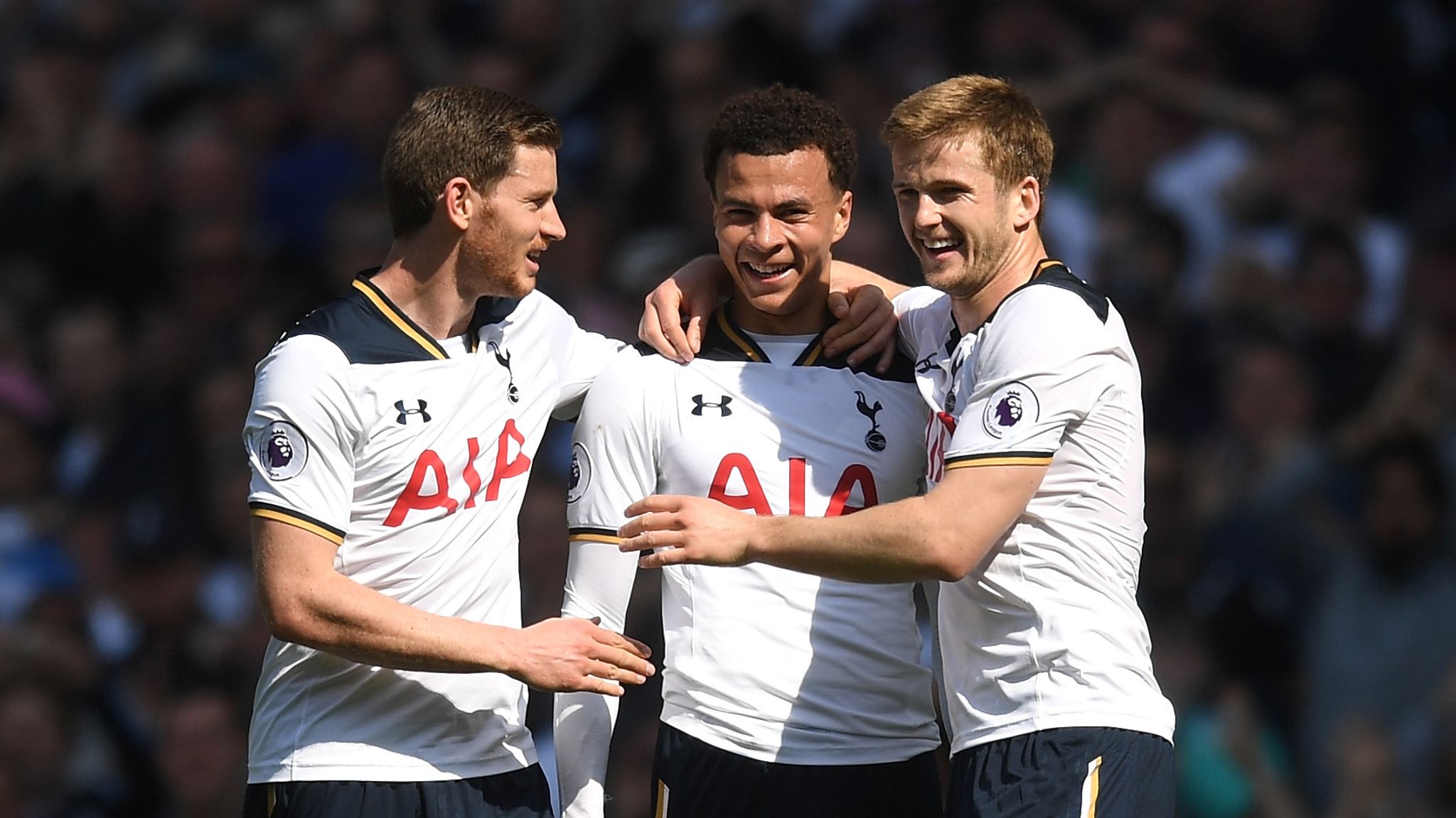 Tottenham Hotspur 2017/18 kit: Harry Kane, Dele Alli and Eric Dier