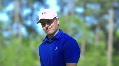 Spieth finds water at 12