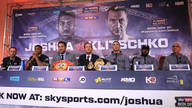 Joshua v Klitschko - Final press conference