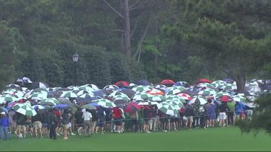 Weather issues at Augusta