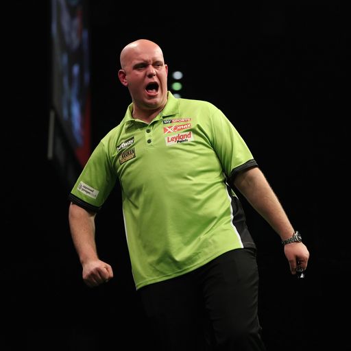 Van Gerwen whitewashes Lewis