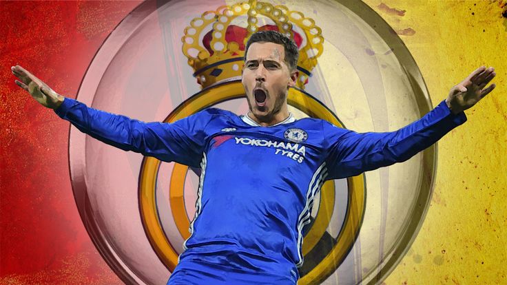 Chelsea winger Eden Hazard has been linked with a transfer to Real Madrid
