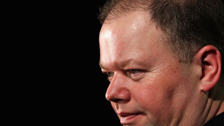 Raymond van Barneveld of Holland also known as Barney poses during World Darts Championship