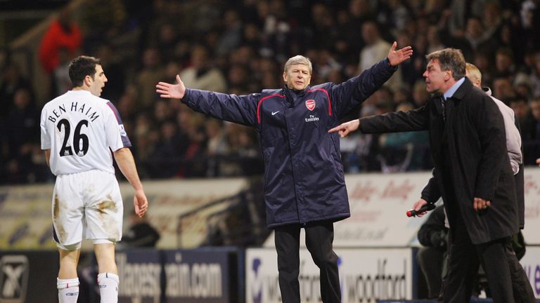 Allardyce enjoyed his best sequence of results against Wenger when he was in charge of Bolton Wanderers