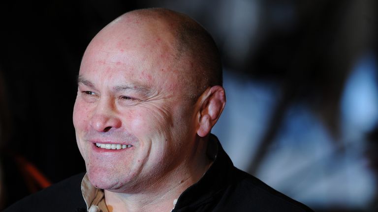 Former England rugby union hooker Brian Moore is in hospital after suffering a heart attack