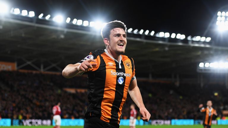 Harry Maguire scored Hull's fourth goal to seal a crucial win over Middlesbrough