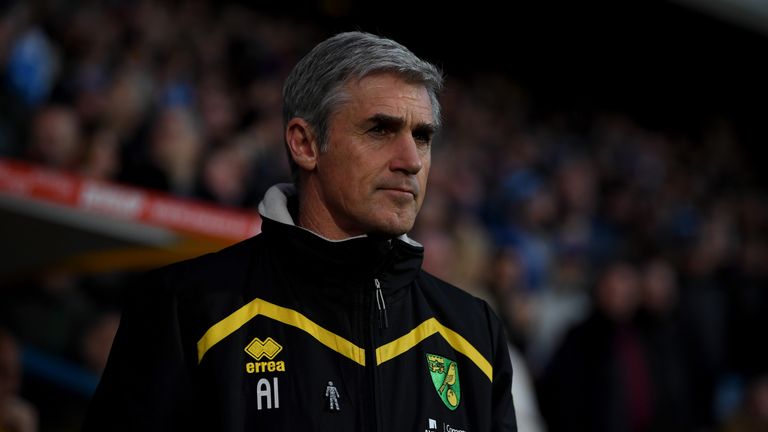 HUDDERSFIELD, ENGLAND - APRIL 05:  Norwich manager Alan Irvine during the Sky Bet Championship match between Huddersfield Town and Norwich City at Galpharm
