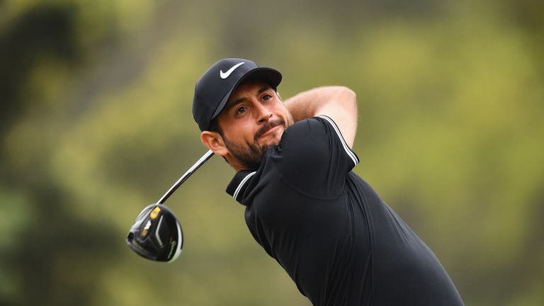 RABAT, MOROCCO - APRIL 13:  Alexander Levy of France tees off during the first round on day one of the Trophee Hassan II at Royal Golf Dar Es Salam on Apri