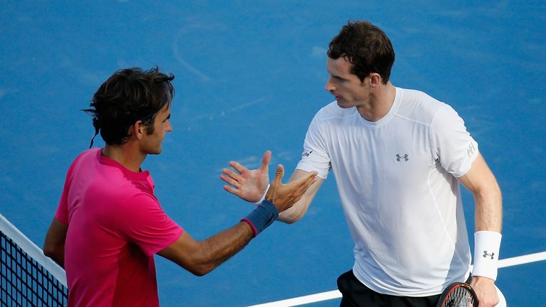 Roger Federer and Andy Murray