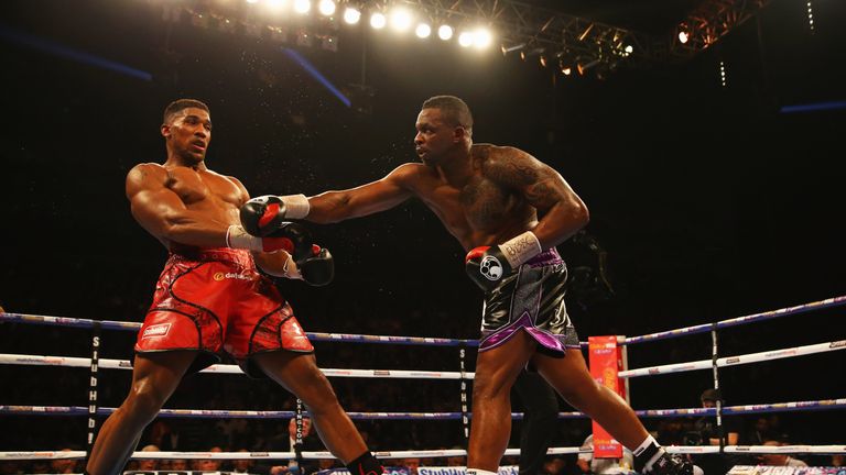 Anthony Joshua and Dillian Whyte