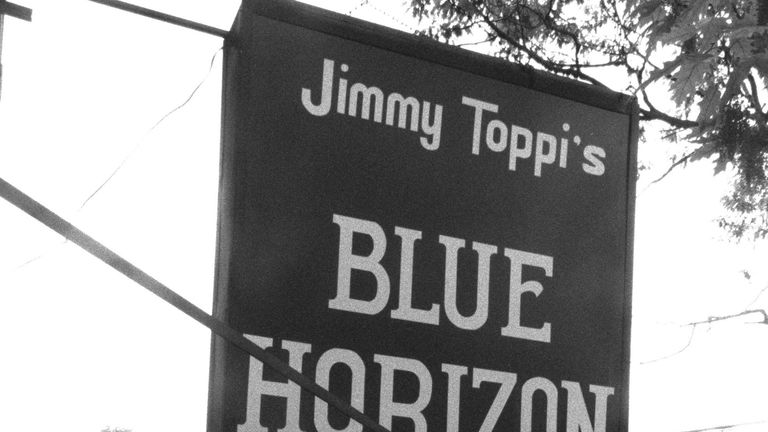 People enter the Jimmy Toppi''s Blue Horizon Arena during Fight Night at the Blue Horizon in Philadelphia, Pennsylvania.