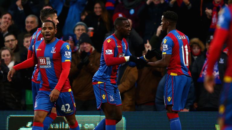 Yannick Bolasie (left) believes former Palace team-mate Zaha can go 'as far as he wants'