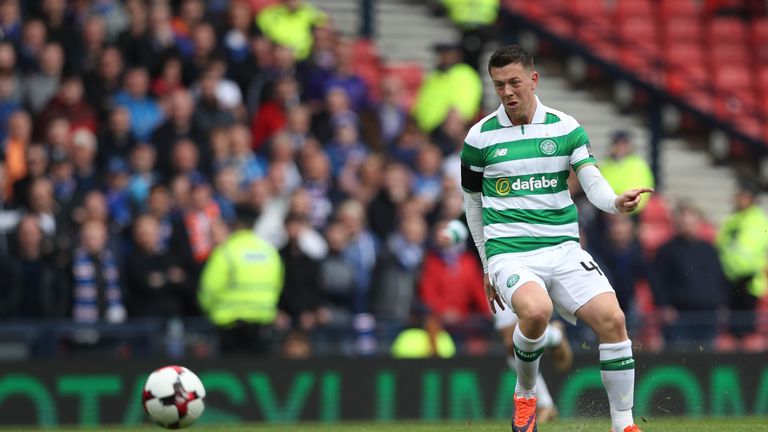 Callum McGregor opens the scoring for Celtic