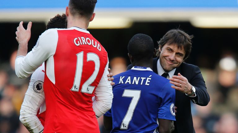 Chelsea boss Antonio Conte has come to rely on N'Golo Kante