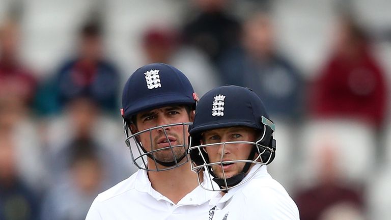 Alastair Cook and Joe Root 