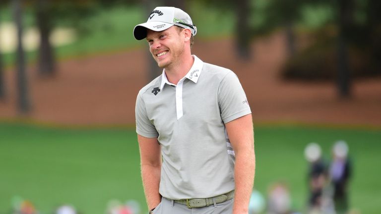 AUGUSTA, GA - APRIL 03:  Danny Willett of England smiles on the ninth green during a practice round prior to the start of the 2017 Masters Tournament at Au