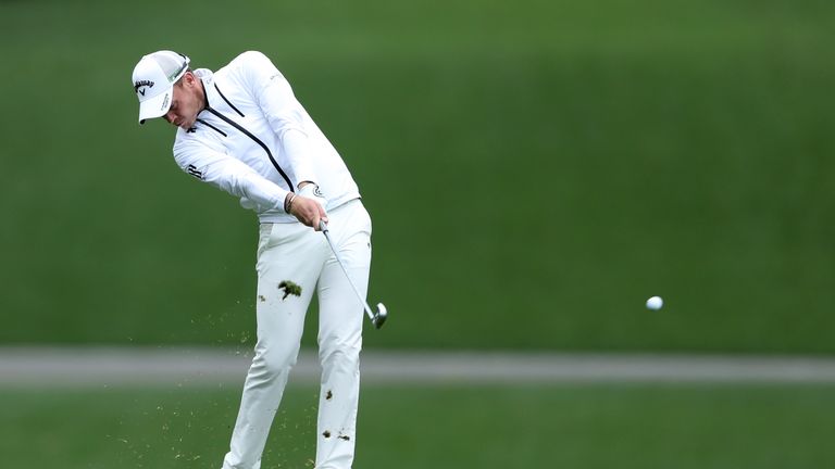 AUGUSTA, GA - APRIL 06:  Danny Willett of England plays a shot on the fifth hole during the first round of the 2017 Masters Tournament at Augusta National 