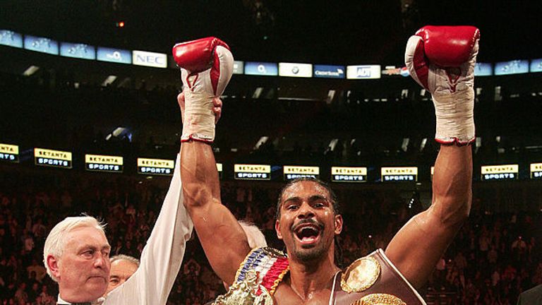 WBC and WBA Cruiserweight World Champion David Haye 