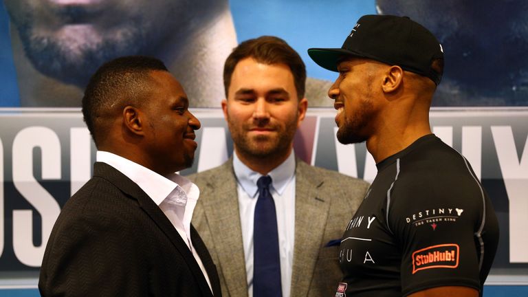 Dillian Whyte and Anthony Joshua 