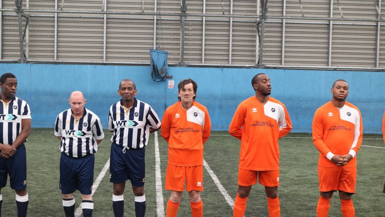 Millwall put on a football match for people suffering from mental health issues