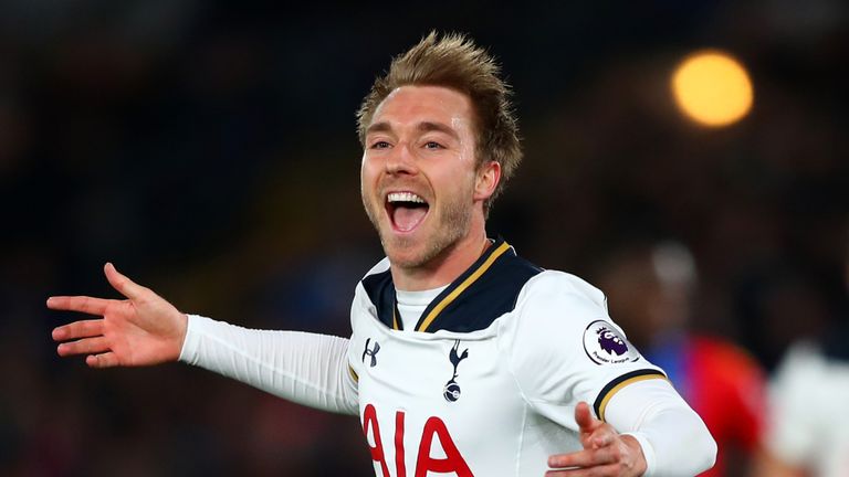 Christian Eriksen secured three vital points with a late winner at Palace