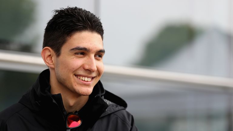 SHANGHAI, CHINA - APRIL 06:  Esteban Ocon of France and Force India in the Paddock during previews to the Formula One Grand Prix of China at Shanghai Inter