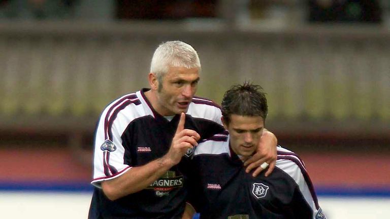 Ravanelli had a brief stint with Dundee in 2003