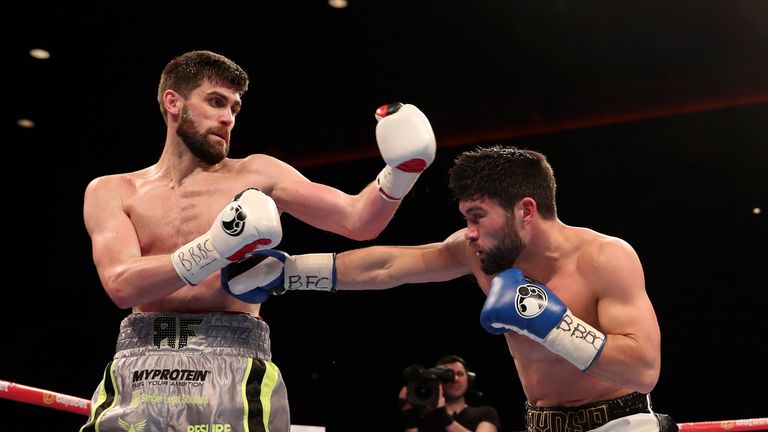 BEAUTIFUL BRUTALITY PROMOTION
ECHO ARENA,LIVERPOOL
PIC;LAWRENCE LUSTIG
British Super-Middleweight Championship @12st
ROCKY FIELDING v JOHN RYDER