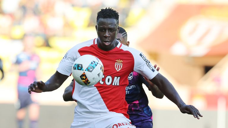 Benjamin Mendy in action during a Ligue 1 match with Bordeaux'
