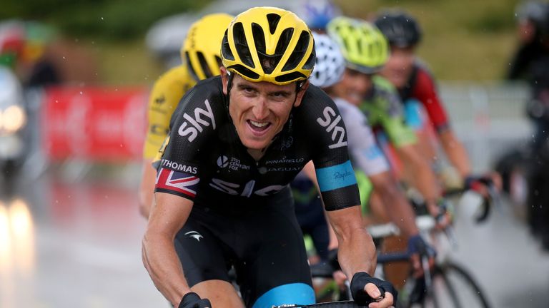Team Sky rider Geraint Thomas at Tour de France