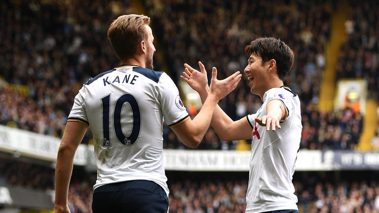 Harry Kane and Heung-Min Son were on target in Tottenham's 3-0 win