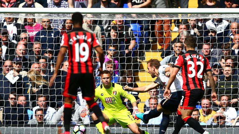 Harry Kane adds a third goal early in the second half