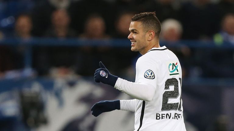 Paris Saint-Germain's French forward Hatem Ben Arfa