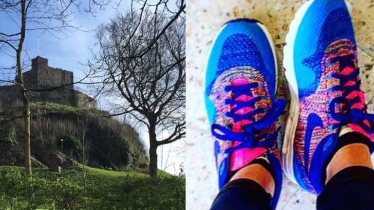 Jessica has been continuing her track preparation in the Lancashire countryside (Instagram @jessjuddxx)