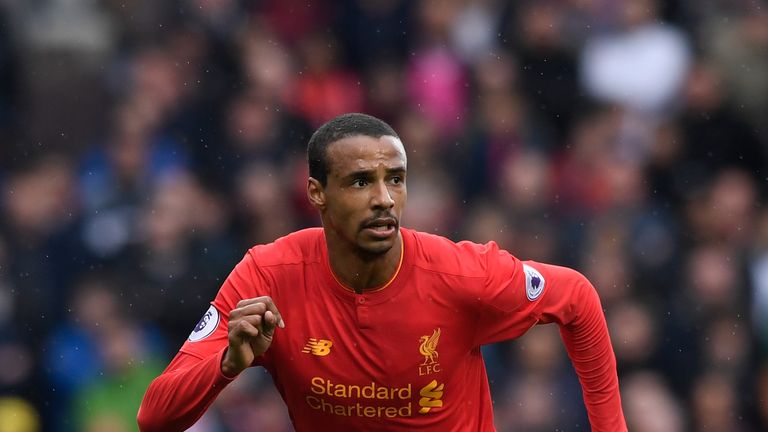 WEST BROMWICH, ENGLAND - APRIL 16:  Liverpool player Joel Matip in action  during the Premier League match between West Bromwich Albion and Liverpool at Th