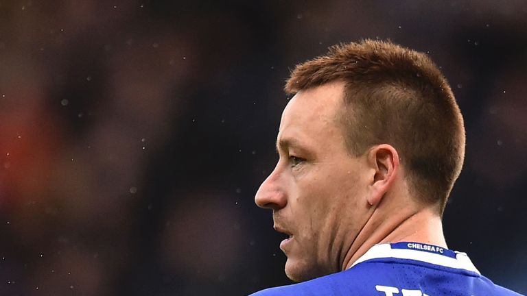 John Terry during the FA Cup fourth round match against Brentford at Stamford Bridge