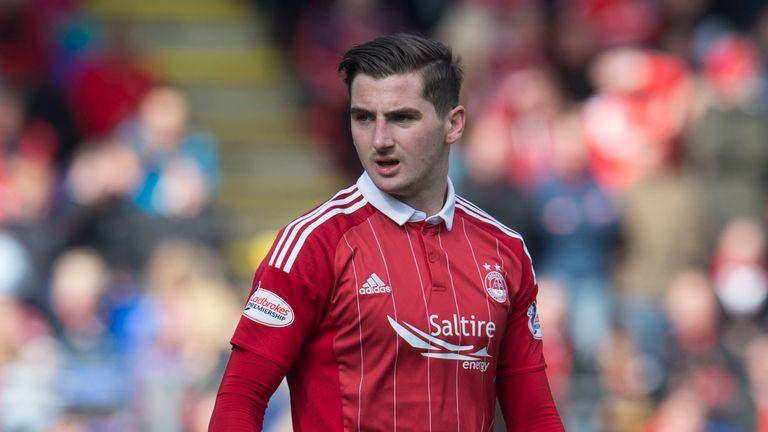 Kenny McLean in action for Aberdeen
