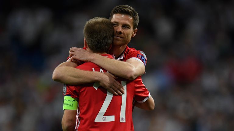 Bayern captain Philipp Lahm and Xabi Alonso have both now played their last Champions League games