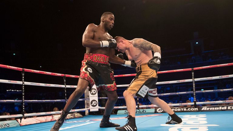 Matchroom Boxing 15 April 2017 Glasgow Hydro
Lawrence  Okolie v lukas rusiewicz 
Lawrence wins 