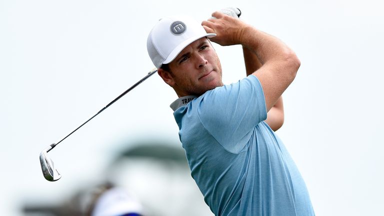 HUMBLE, TX - APRIL 01:  Luke List plays his tee shot on the third hole during round three of the Shell Houston Open at the Golf Club of Houston on April 1,