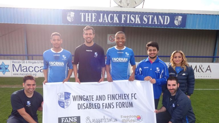 First team players from Wingate and Finchley throw weight behind initiative