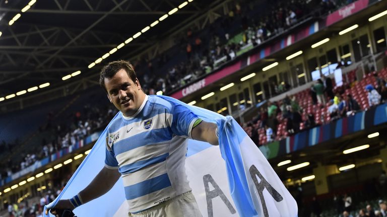 Ayerza won a World Cup bronze medal with Argentina in 2007 and also helped the Pumas to the last four in 2015