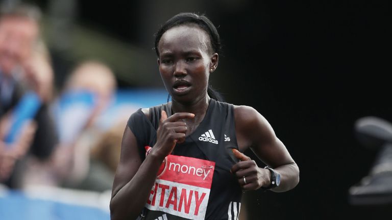 Kenya's Mary Keitany won the women's race in the London Marathon
