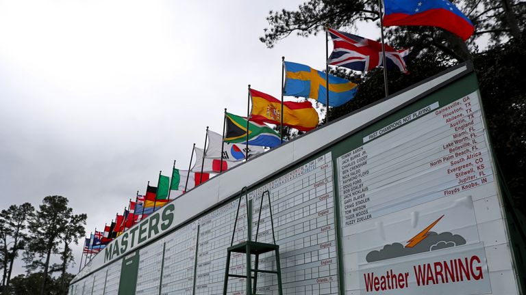 Players and patrons were evacuated from Augusta National due to severe thunderstorms 