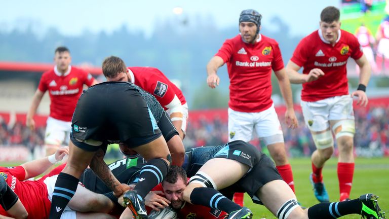 James Cronin touching down early for Munster
